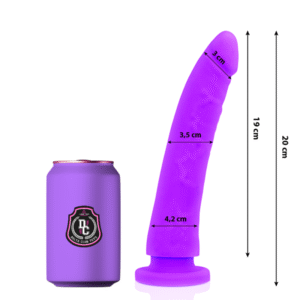 img_164329_366ef124d652816763657a767ec18bd4_1 DELTA CLUB - TOYS LILAC DILDO MEDICAL SILICONE 20 CM -O- 4 CM