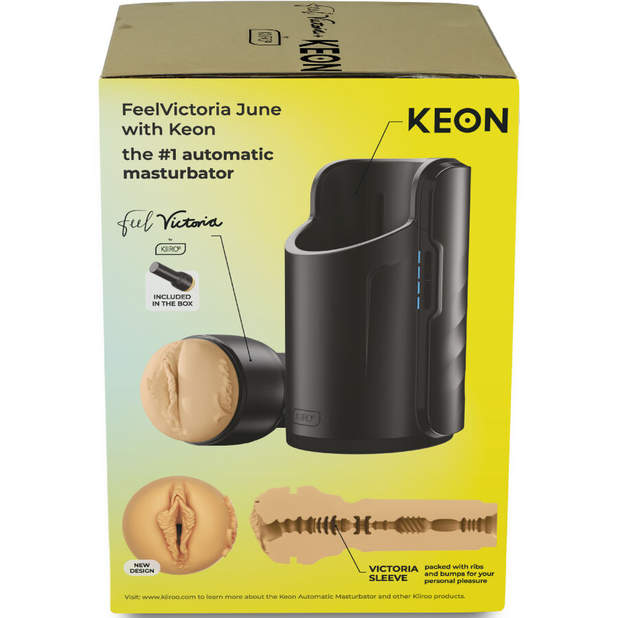 KIIROO - KEON WIFI COMBO VICTORIA JUNE MASTURBADOR AUTOMÁTICO + FEEL STROKER - Image 3