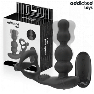 ADDICTED TOYS - MASSAGEADOR DE PRÓSTATA GIRATÓRIO COM CONTROLE REMOTO