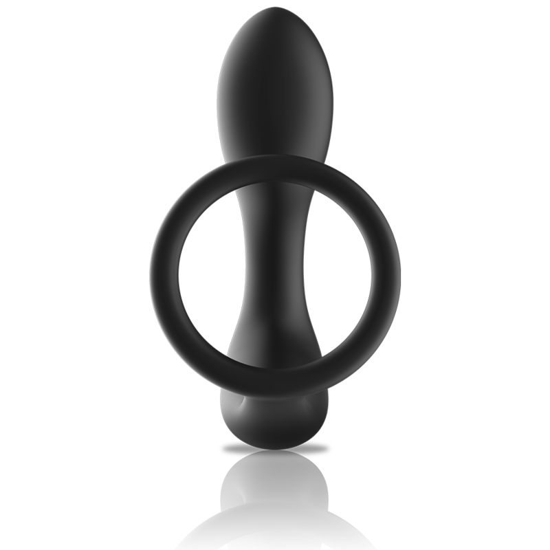 BLACK&SILVER - MASSAGER ANAL COM CONTROLE REMOTO SILICONE RECARREGVEL PRETO - Image 3