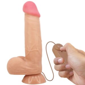 img_165207_10010e05804773f4fb3e0ffb2fcc75b3_1 PRETTY LOVE - SÉRIE SLIDING SKIN DILDO REALÍSTICO COM VENTOSA DESLIZANTE PELE CONTROLO REMOTO CARNE 21,8 CM