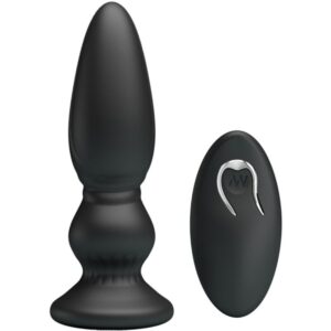 img_171161_03cedcc3d41a7637b4ded35b77ea2db3_1 MR PLAY - PLUGUE ANAL DE CONTROLE REMOTO VIBRADOR PODEROSO PRETO