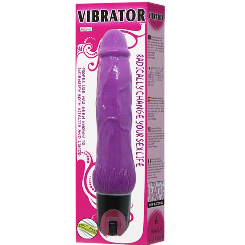 BAILE - VIBRADOR MULTIVELOCIDADE DAAPLY PLEASURE ROXO - Image 2