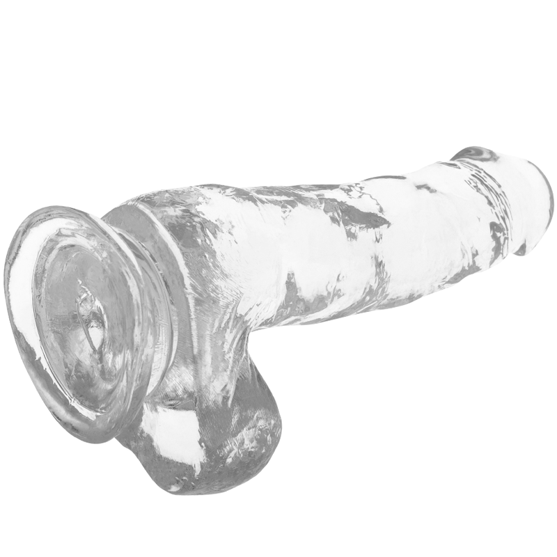 X RAY - ARNÊS + DILDO TRANSPARENTE COM BOLAS 18.5 CM -O- 3.8 CM - Image 3
