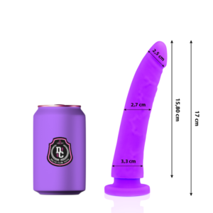 img_164326_f883dd11bda6fd354bc91c929cc113d0_1 DELTA CLUB - TOYS LILAC DILDO MEDICAL SILICONE 17 CM -O- 3 CM