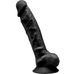 img_159395_9d51d8cefec26b24ba5c062ebeb24424_1 SILEXD - MODELO 1 PÊNIS REALÍSTICO PREMIUM SILEXPAN SILICONE PRETO 23 CM
