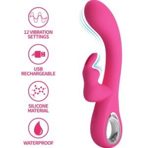 img_191629_1b45a4544a795a1ca89680c0b32efd73_1 PRETTY LOVE - NOVAK RABBIT VIBRADOR 12 VIBRAÇÕES ROSA