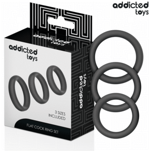 img_208832_cedd852fd87a664308c8f11eefe6facd_1 ADDICTED TOYS - CONJUNTO DE ANÉIS PLANOS DE SILICONE