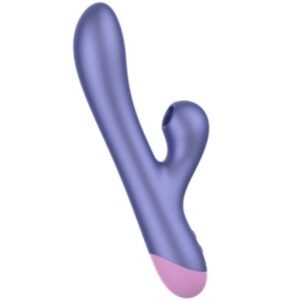 img_225117_85da2065c4d3ad82e3210cc3eb127b0f_1 ROMP - PULSE RABBIT VIBRADOR DUPLO PARA PONTO G AZUL ELÉTRICO