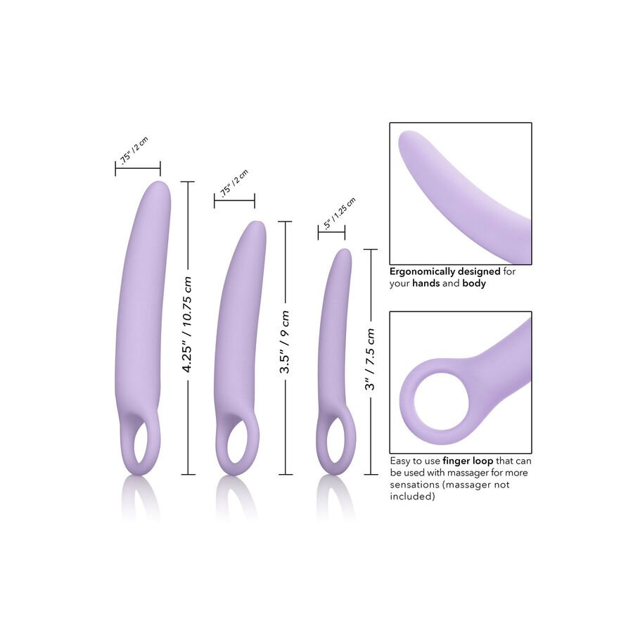 CALEXOTICS - DR LAURA BERMAN ALENA CONJUNTO DE 3 DILATADORES DE SILICONE - Image 3