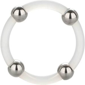 CALEXOTICS - ANEL DE SILICONE COM FRESAS DE AO L