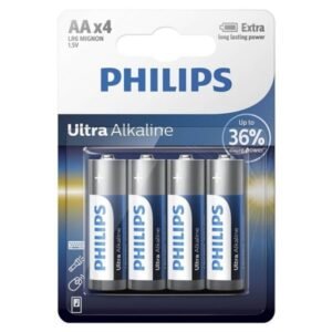 img_115561_4d3c8910c29b85b698535a1caac15cd2_1 PHILIPS - BATERIA ULTRA ALCALINA AA LR6 4 UNIDADE