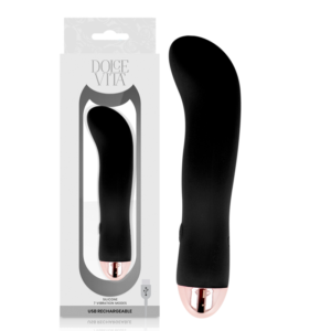 img_141846_5c1b0065c9a2cd6c118934061d0d2238_1 DOLCE VITA - VIBRADOR RECARREGÁVEL DOIS PRETO 7 VELOCIDADE