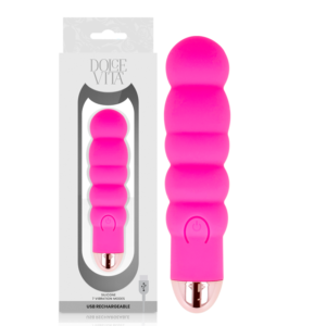 img_141855_a3fb084ca96016b68526b3eb6583e1b7_1 DOLCE VITA - VIBRADOR RECARREGÁVEL SEIS PINK 7 VELOCIDADES