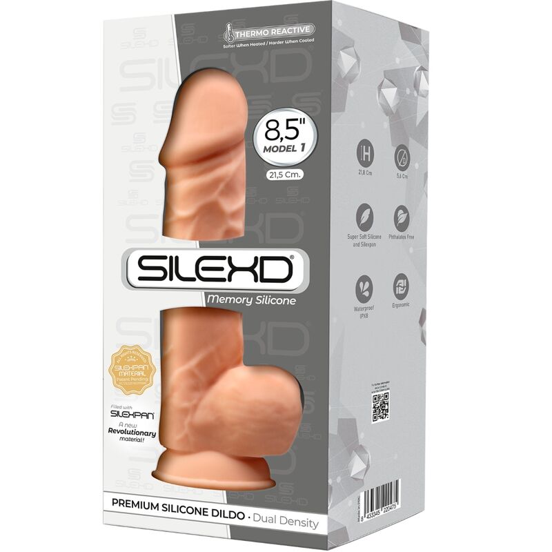 SILEXD - MODELO 1 PÊNIS REALÍSTICO PREMIUM SILEXPAN SILICONE 21.5 CM - Image 3