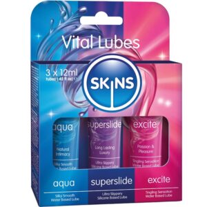 img_217164_f44d96dde0d76b4beabbaf37bd51ea91_1 SKINS - KIT DE LUBRIFICANTES VITAL AQUA, SUPERSLIDE E EXCITE 3 x 12 ML