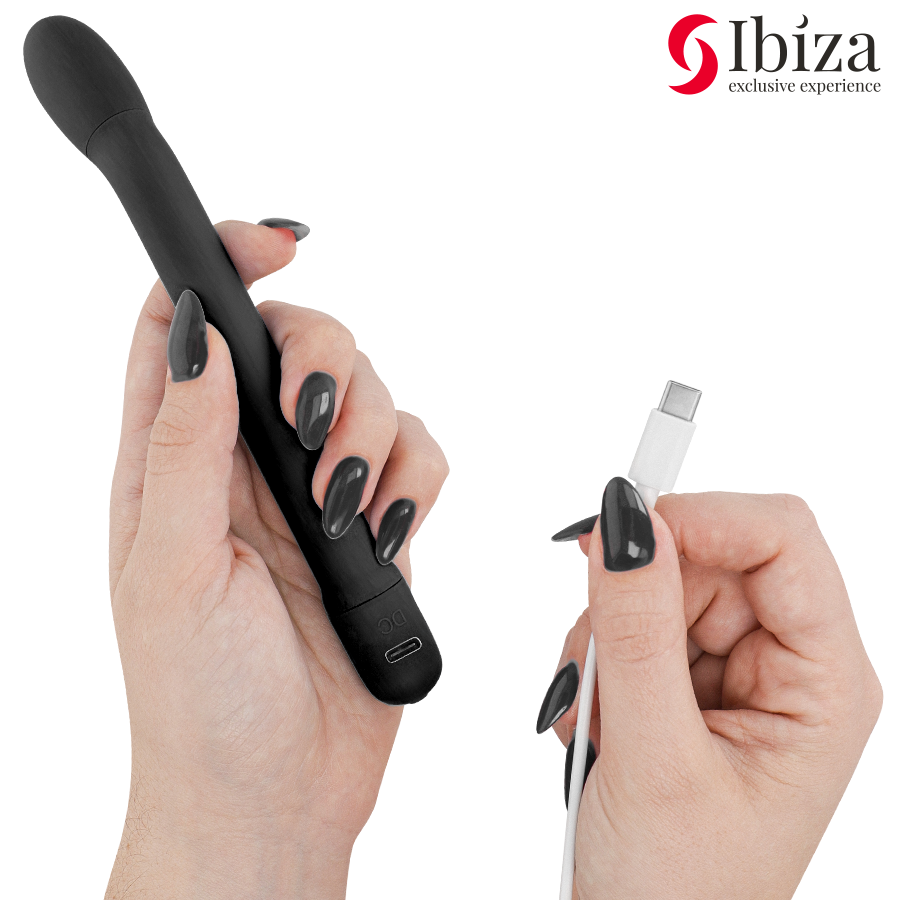 IBIZA - VIBRADOR DE PONTO G PRETO COM VIBRAÇÃO - Image 2