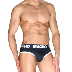 MACHO - MCH008 AZUL MARINHO CLÁSSICO SLIP XL