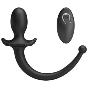 img_229039_0183110988d3a8fafe2f45d1629cf322_1 MR PLAY - VIBRADOR ANAL E PERÍNEO COM CONTROLE REMOTO SEM FIO, PRETO