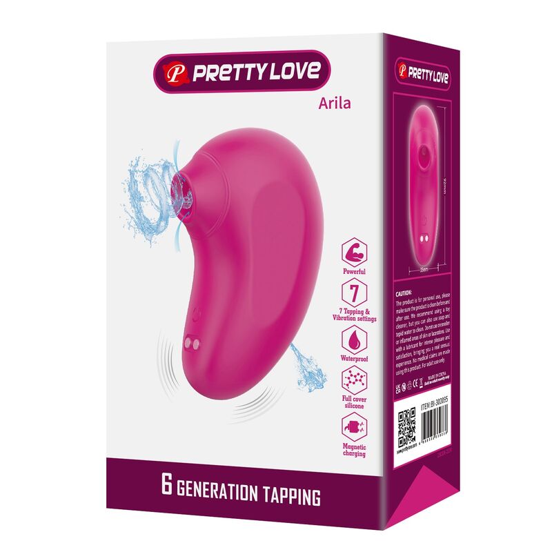 PRETTY LOVE - ARILA Estimulador Clitoriano Recarregável com Sucção e Vibração Rosa - Image 2