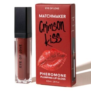 EYE OF LOVE - MATCHMAKER CRIMSON KISS BRILHO LABIAL VERMELHO COM EFEITO VOLUMIZADOR E FEROMÔNIOS 8,5 ML