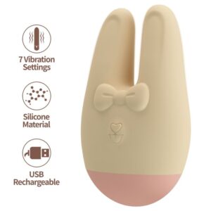ROMANCE - BUNNY ESTIMULADOR EXTERNO COM 7 MODOS DE VIBRAÇÃO